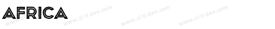 Africa字体转换