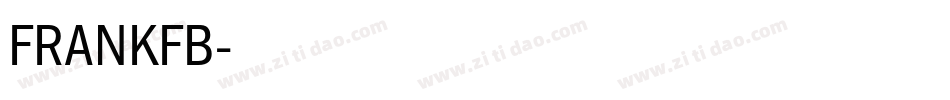 FRANKFB字体转换