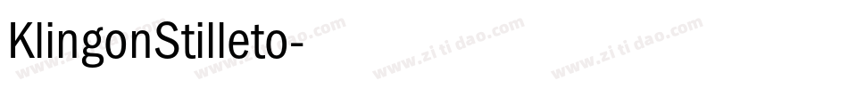 KlingonStilleto字体转换