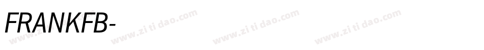 FRANKFB字体转换