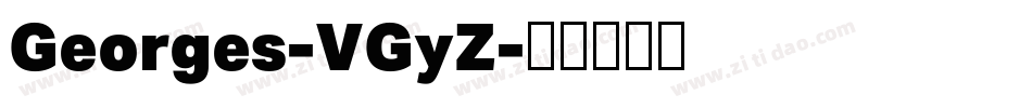 Georges-VGyZ字体转换