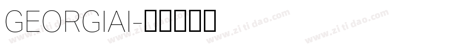 GEORGIAI字体转换 GEORGIAI字体转换