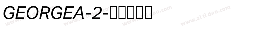 GEORGEA-2字体转换
