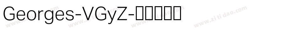 Georges-VGyZ字体转换