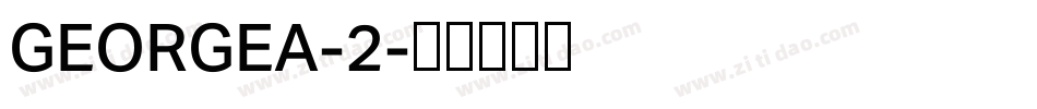 GEORGEA-2字体转换