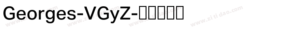 Georges-VGyZ字体转换