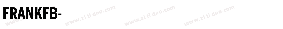 FRANKFB字体转换