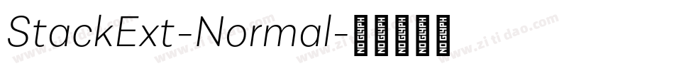 StackExt-Normal字体转换