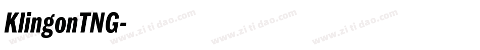 KlingonTNG字体转换