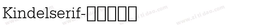 Kindelserif字体转换
