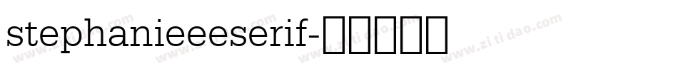 stephanieeeserif字体转换