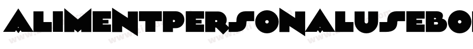 AlimentPersonalUseBold-z4ja字体转换