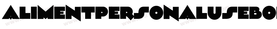AlimentPersonalUseBold-z4ja字体转换