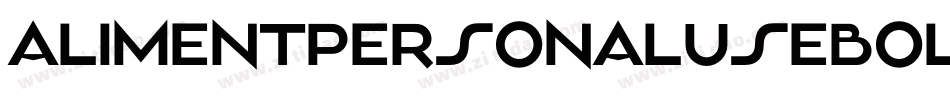 AlimentPersonalUseBold-z4ja字体转换