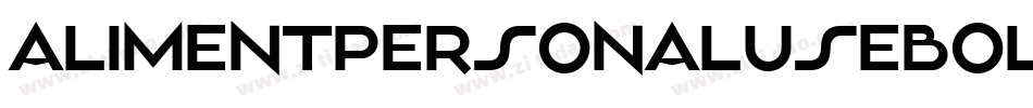 AlimentPersonalUseBold-z4ja字体转换