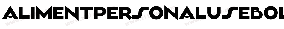 AlimentPersonalUseBold-z4ja字体转换