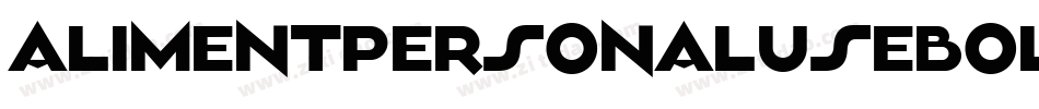AlimentPersonalUseBold-z4ja字体转换