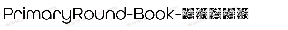 PrimaryRound-Book字体转换