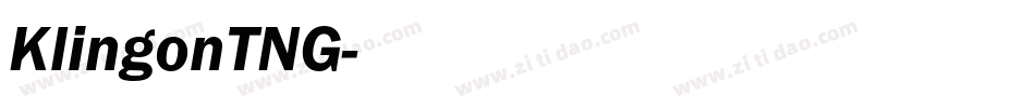 KlingonTNG字体转换