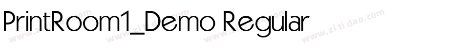 PrintRoom1_Demo-Regular字体转换