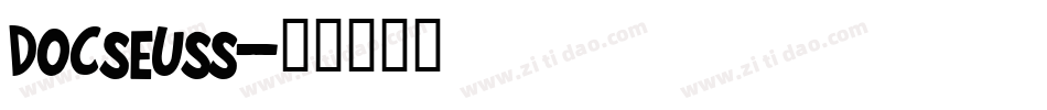 Docseuss字体转换