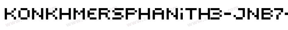 KonkhmerSPhanith3-jnB7字体转换