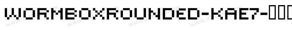 WormboxRounded-KAE7字体转换