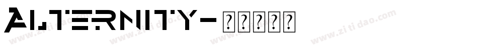 Alternity字体转换