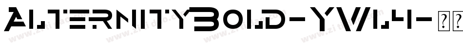 AlternityBold-YWl4字体转换