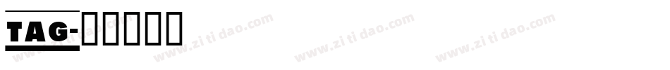 tag字体转换