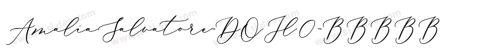 AmaliaSalvatore-DOJl0字体转换