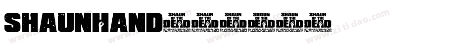 ShaunHand字体转换
