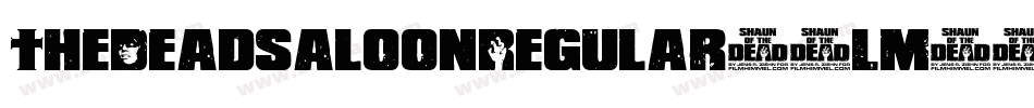 TheDeadSaloonRegular-0Lm9字体转换