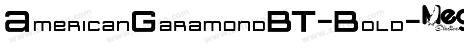 AmericanGaramondBT-Bold字体转换