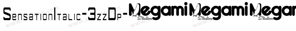 SensationItalic-3zzDp字体转换