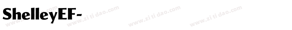 ShelleyEF字体转换