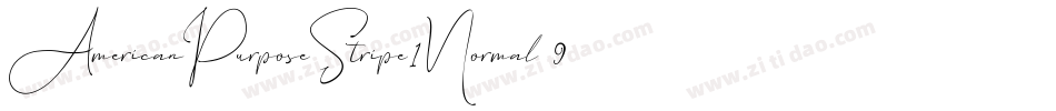 AmericanPurposeStripe1Normal-9xB5字体转换