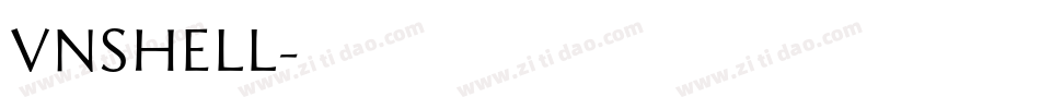 VNSHELL字体转换