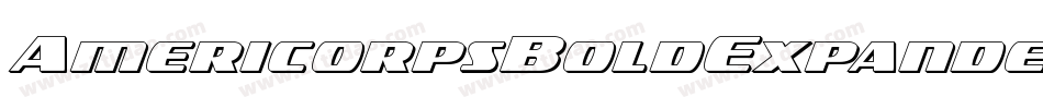 AmericorpsBoldExpanded-9jKB字体转换