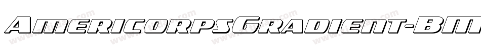 AmericorpsGradient-BM05字体转换