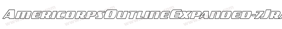 AmericorpsOutlineExpanded-7JrA字体转换