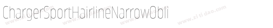 ChargerSportHairlineNarrowOblique-8Yj2字体转换