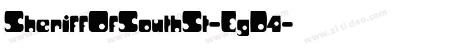 SheriffOfSouthSt-EgD4字体转换