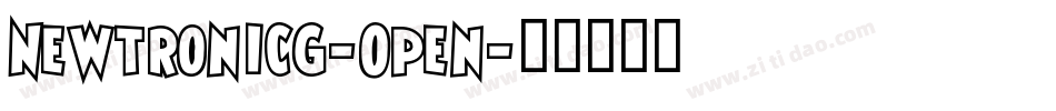 NewtronICG-Open字体转换