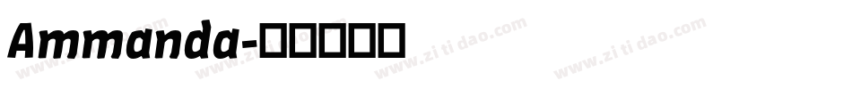 Ammanda字体转换