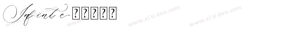 Infinite字体转换