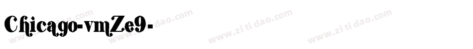 Chicago-vmZe9字体转换