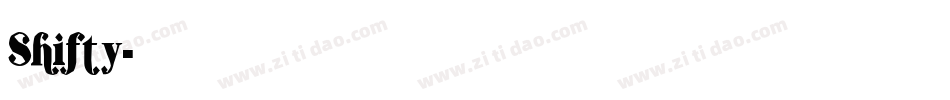 Shifty字体转换