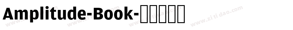 Amplitude-Book字体转换
