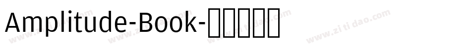 Amplitude-Book字体转换